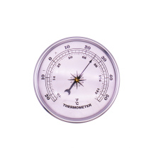 Siver Frame 90mm Fahrenheit Thermometer